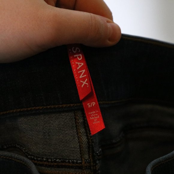 Spanx Distressed Skinny Jeans Jeggings Legging Medium Wash Distressed Small - Picture 4 of 10